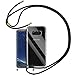 Produktbild YIRSUR Handykette Handyhülle für Samsung Galaxy S8 Hülle mit Kordel zum Umhängen Necklace Hülle mit Band Schutzhülle Transparent Silikon Acryl Case für Samsung Galaxy S8 (Clear)