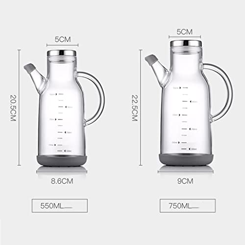 Cuisine olive huile de bouteille verre réutilisable pour distributeur sauce