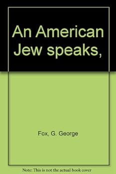 Hardcover An American Jew speaks, Book
