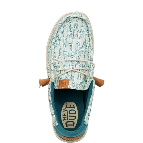 Hey Dude Men's Wally Fish Camo | Men's Shoes | Men Slip-on Loafers | Comfortable & Light-Weight2