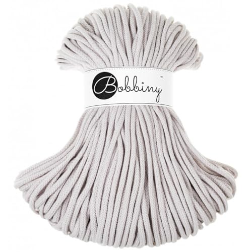 Bobbiny Corde Macramé Tressée Premium 5mm (Moonlight) 100m