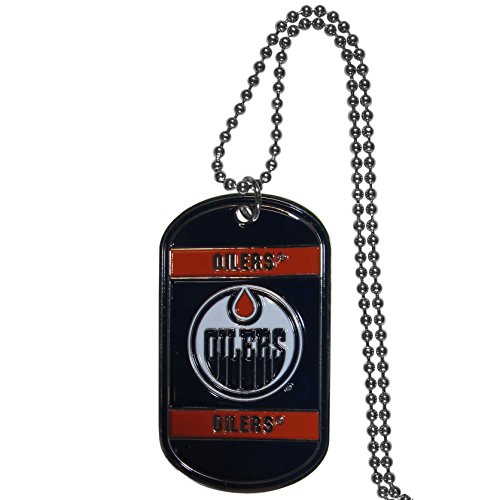 Siskiyou Sports NHL Edmonton Oilers Tag Necklace, 26" Blue