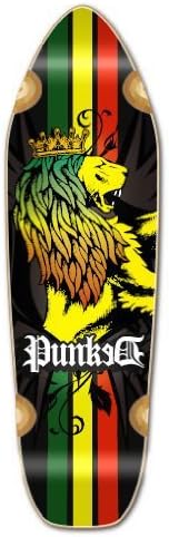 Blank & Graphic Longboard Deck Mini Cruiser - Banana Cruiser 27" X 8" Board W, Rasta