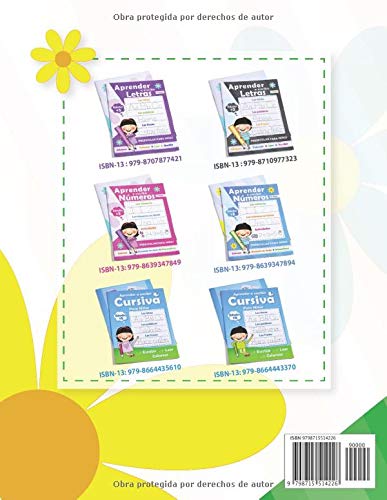 Miniatura 2 de Aprender A Escribir Letras Y Números para NIÑOS Libro de Ejercicios y de actividades para aprender a escribir letras y numeros Del 0 Al 9 - Libro