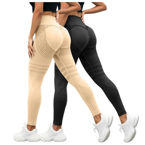 2 Pack Leggins Anticelulíticos Mujer,Leggings Anticelulitis 3D Compresión Lipedema,Leggins Anti Celulitis Deportivos Push Up,Mallas Anticelulitis Mujer Reductores Lipedema para Yoga Fitness Uso Diario