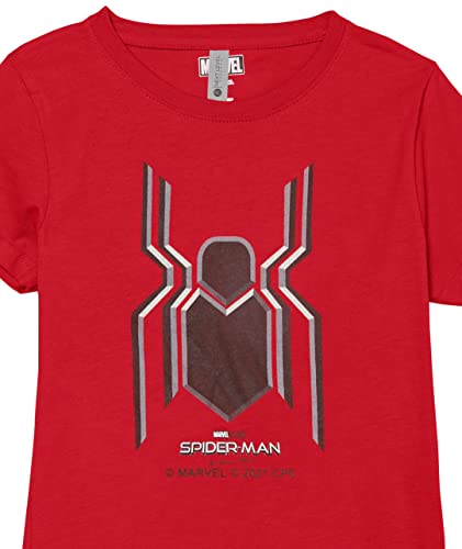 T-shirt Spider-Man fille rouge stylé pour le collège et les sorties entre amis L