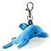 Schaffer 0240 di peluche portachiavi ciondolo a forma di Delfin Flipp Delfin ciondolo, Blu, circa 11 cm