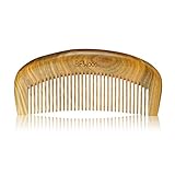 BFWood Sandalwood Beard Comb for Men, Pocket Size Detangler for Beards and Mustache