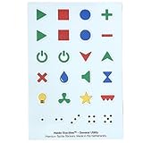 Stactiles 24 Premium Taktile Sticker für Blinde & Sehbehinderte – Markierungshilfe für Haushaltsgeräte (Herd, Ofen, Waschmaschine) – Spülmaschinenfest & Hitzebeständig – Taktile Symbole