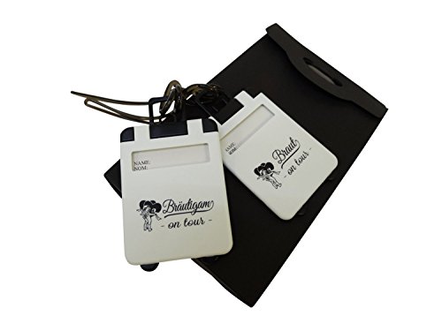 'Colgante, diseño de maleta juego de novia  novia & novio decoración para tarta para