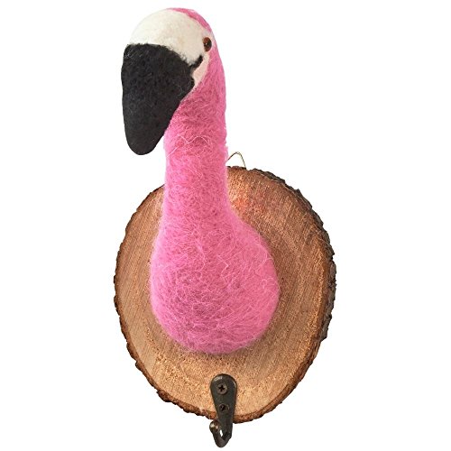 Transomnia - Ganchos de fieltro rústico para trofeo de animales Flamenco