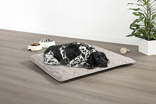 Wärme-Tierkissen Thinsulate, Liegematte, Tierliegekissen, Schlafplatz, Hundematte 92x74cm Gratis Versand! (Taupe) Cover