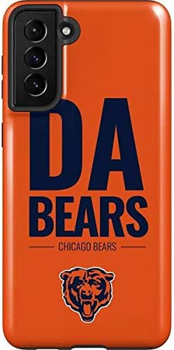 Skinit Pro Phone Case Compatible with Galaxy S21 Plus 5G - Officially Licensed NFL Chicago Bears - Alternate Distressed Design