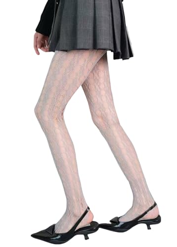 Image of Mrotrida Women's Irregular Spider Web Tights Big Ripped Fishnet Halloween Witch Tights Stockings Gothic Distressed Leggings