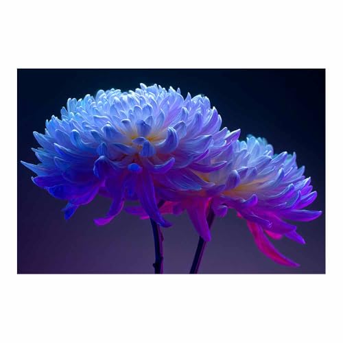 Tableau sur toile fleurs magnifiques multicolore pour illuminer votre décoration maison