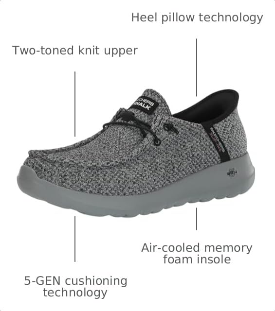 Image of Skechers Men's Go Walk Max Halycon Slip-Ins Sneaker