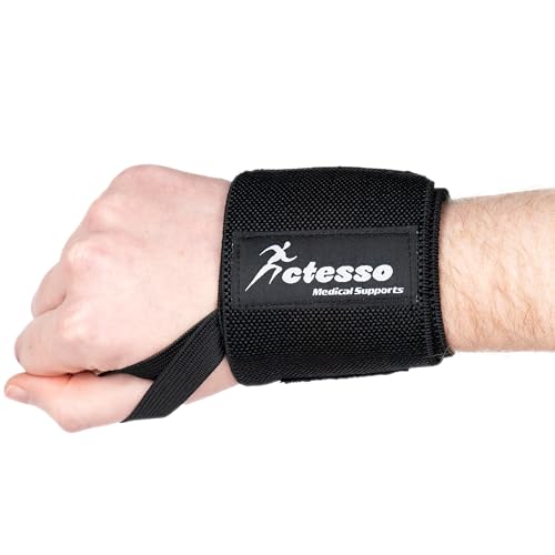 Actesso Banda de Muñeca - Protección de Muñeca (1, Negro, Talla Única)