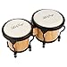 LeSage Bongos Drum for Adults Kids Beginner Bongos Starter 4 in and 5 in Natural Wood Professional Musical Instruments Bongos Drums Set Real Skin Drum Head Child Bongos