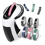 Embossing Label Maker Machine, 3D Vintage Embossed Label Maker Machine, Handheld Omega Embosser Label maker for Home, Office, Outdoor, School, Gifts, Black (9mm Color Label Tapes* 6pcs)