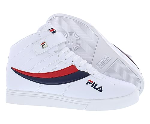 Image of Fila Mens Everyday Sport Athletic Casual High-top Vulc Mid Lace Up Sneaker Shoes