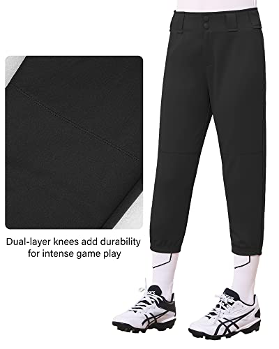image for Stelle Girls' Softball Pants Youth Kids Baseball Pants Fastpitch Pants