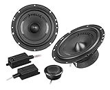 helix lautsprecher 13cm Separate, zweigeteilte „Flex-Crossover“ Frequenzweiche mit 12/12 dB Flankensteilheit und integriertem Hochtonschutz für vielfältige Anschlussmöglichkeiten - perfekt geeignet für den Verbau in Fahrzeugen mit getrennten Einbauplätzen von Hoch- und Tieftöner