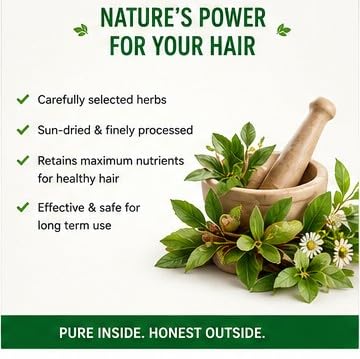 Image of Hibiscus, Reetha, Amla, Shikakai & Bhringraj Powder Combo for Hair Growth and Care, 100% Herbal Hair Pack (Combo of 5)
