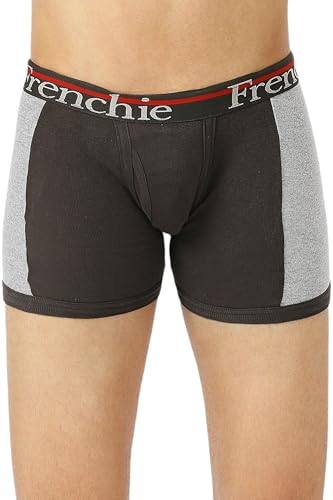 Image of Frenchie Ace Men's Cotton Rib Trunks in Stretchable, Breathable Innerwear Trunks