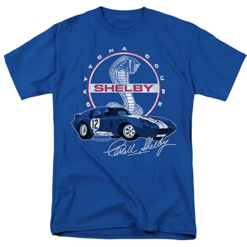 T-shirt Carroll Shelby Daytona Coupe col rond anti déformation bleu
