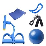 [Ampliamente utilizado] 5 piezas de trajes de yoga para ejercicio, estiramiento, fuerza y relajación. Es adecuado para el hogar, gimnasio, interior y exterior.