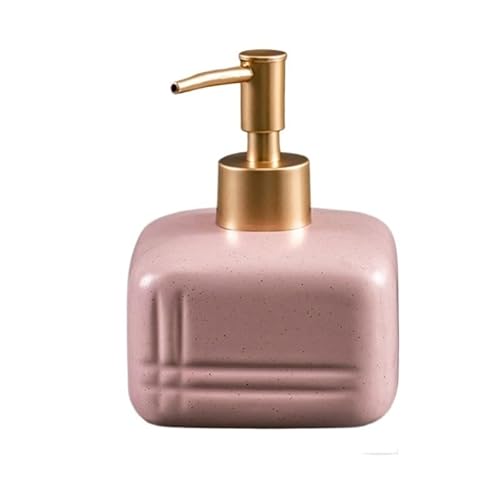 Square Ceramic Body Wash Bottle Lotion Shampoo Portioning Bottles Hotel Press Storage