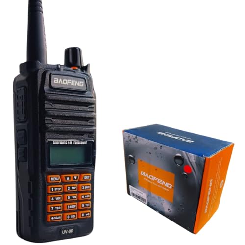 Rádio Comunicador Baofeng UV-9R Plus VHF UHF Resistente A Água Poeira