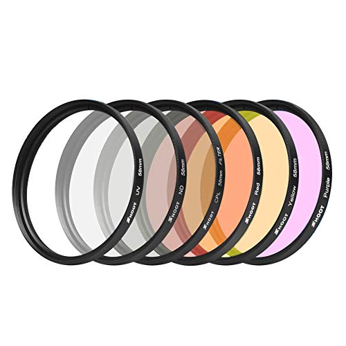 Kit de Filtros para Caixa Estanque GoPro Hero 5 6 7 Black - Shoot