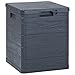 vidaXL Garten Aufbewahrungsbox Holzoptik Kissenbox Gartenbox Auflagenbox Gartentruhe Kissentruhe Truhe Box Spielzeugkiste Wasserdicht 90 L Anthrazit vidaXL günstig Kaufen-vidaXL Garten Aufbewahrungsbox Holzoptik Kissenbox Gartenbox Auflagenbox Gartentruhe Kissentruhe Truhe Box Spielzeugkiste Wasserdicht 90 L Anthrazit