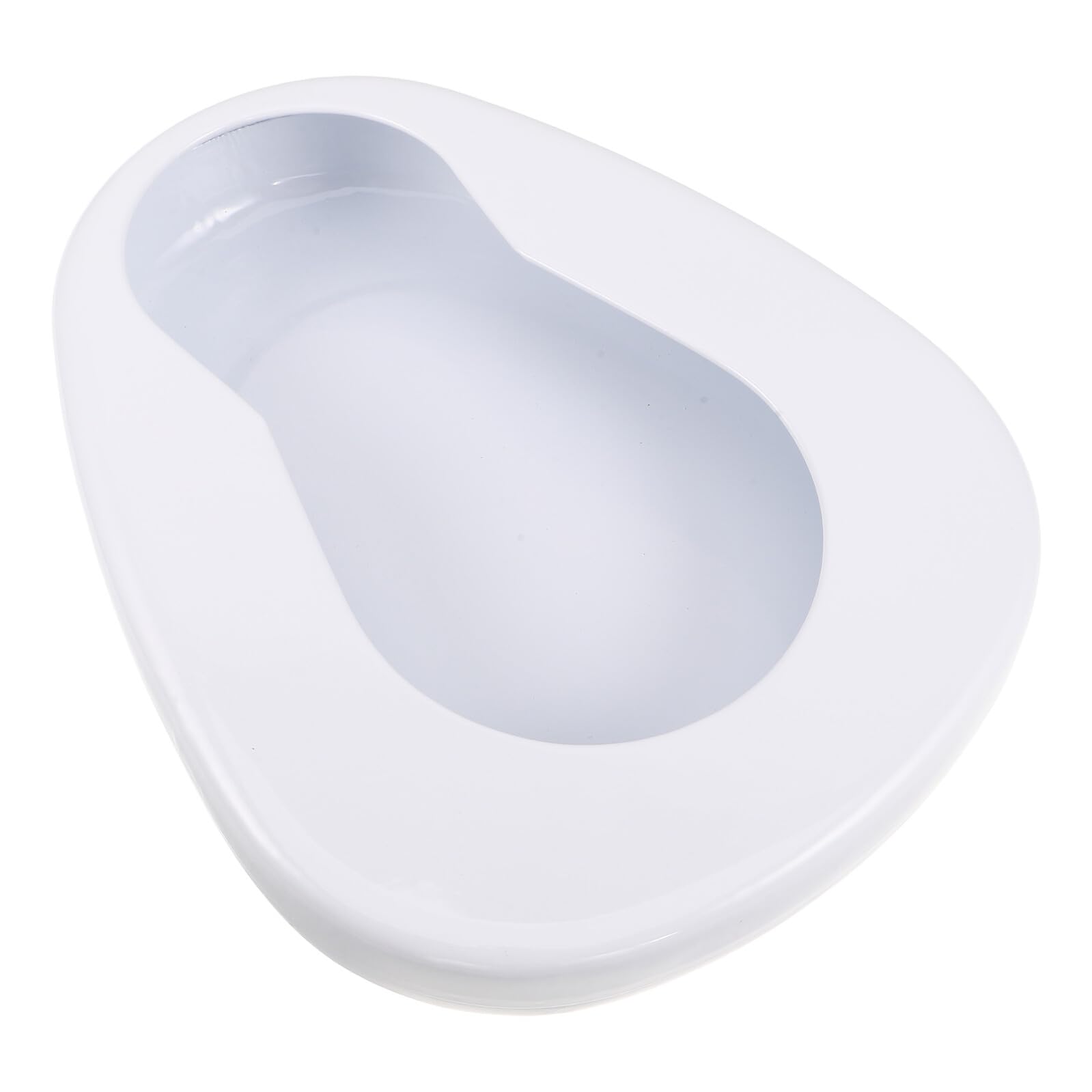 Padella per Letto in Ferro Portatile, Design Ergonomico per Pazienti Anziani Allettati, Adatta per Assistenza Domiciliare degli Anziani