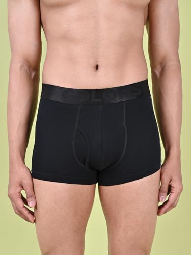 Image of Rupa Colors Pep Collection Trunk for Men, Cotton Blend, Anti Ride-Up, Snug Fit, Pack of 1