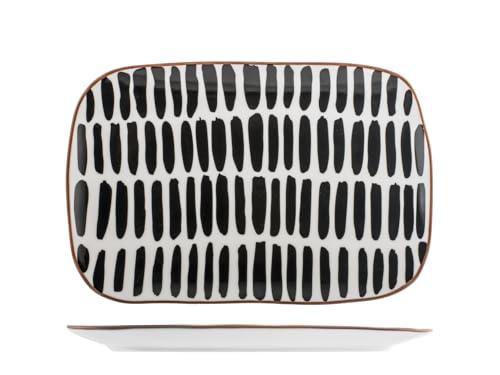 Piatti rettangolari avana H&h assiette rectangulaire 27x18cm table moderne - 5