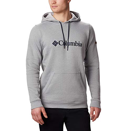 Columbia CSC Basic Logo II Sudadera con Capucha, Hombre, Gris Grey, Heather, XL