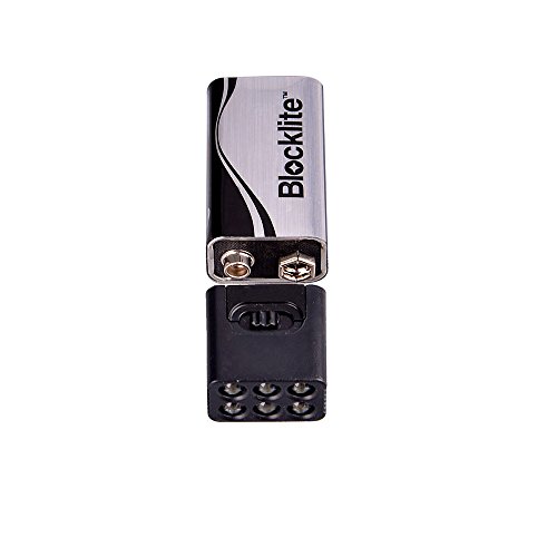 Image of Lixada LED Flashlight Mini Flashlight Light Including 9 Volt Battery Flashlight Torch Flashlight