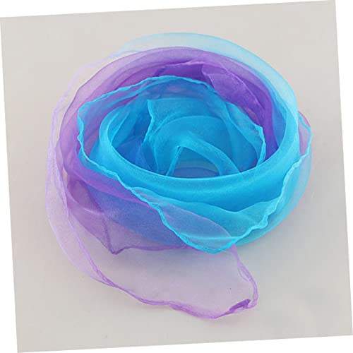 Didiseaon 60cm x 60cm Gradient Color Dance and Juggling Scarves Set 6-Piece Lightweight for Kids Performances Play Activities and Music Movement Random Color3