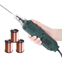 Handheld Magnet Wire Stripping Machine 25W Electric Enameled Wire Paint Scraper 120000r/min Wire Stripper Cutter Hand Scraper for 0.3-2mm Diameter Enamelled Wire