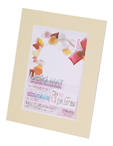 Chikuma フォトフレーム Uclidマット L きなり 18561-1