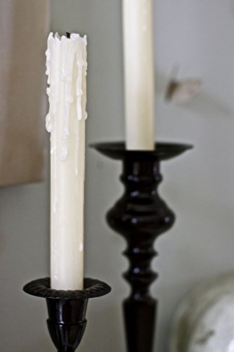 White Candles Taper 6 Inch. Burn 5 Hours Set of 72