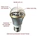 SCS Enterprises Total Invisible Super Wide 940nM IR Light Bulb Lamp (6 High Power LED illuminators) 20ft Range, 160 deg, 120VAC