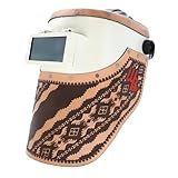 WoahBros Flip-Up Welding Helmet | Sugar Scoop Welding Hood | Fits 2x4 Cheater Lens (Not Included) | Aztec