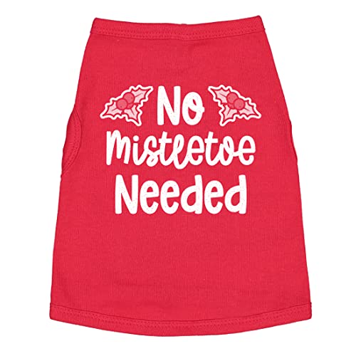 Camiseta Divertida de Navidad para Perros Rojo XL