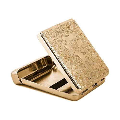 Image of Peaky Blinders Cigarette Case Retro Metal Portable 16 Cigarettes Box - Golden