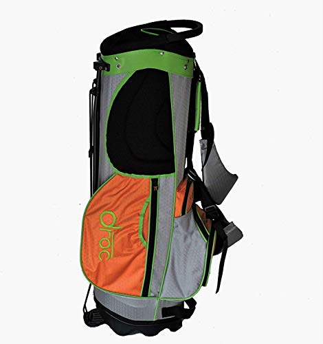 Droc - Nikki Golf Stand Golf Bag Adult 2.0 (Black_Orange_Silver) #TOP5