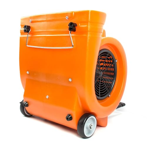 Sunmax Rt900A 3-Speed Air Mover 1.3Hp 5000 Cfm Powerful Floor Blower Carpet Dryers Janitoral Floor Dryer With Telescopic Handle, Wheels thumb #6
