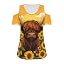 Sunflower Highland Cow